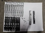 Lot Of 10 Left & Right 2.5" Hdd Brackets For Dell Poweredge FD332 6051B0921601. Fixed Price $48.88.
