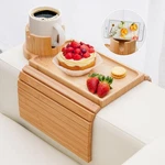 Aisongdong Couch Cup Holder - In Sofa Arm Tray 12" X 7" 4.3", Natural. Fixed Price $30.90.