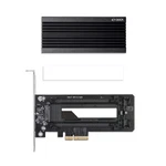 Icy Dock M.2 Nvme Ssd To Pcie X16/X8/X4 Card Adapter Heat Sink + Bracket. Fixed Price $64.69.