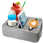 Nisdoing 4 Hole Couch Cup Holder Tray, For Bed Suitable. Fixed Price $50.56.
