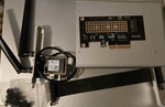 Zimaboard 3.5" Drive Bay Expansion M.2 Nvme Adapter Wifi AIT-AX210. Fixed Price $45.00.