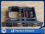 10-INCH Rack 1U Hot Swap Bay 4X 2.5IN Hdd Ssd Server Drive Caddy Mount. Fixed Price $19.99.
