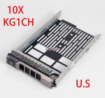 Lot Of 1-10PCS KG1CH 3.5" Sata Sas Hdd Tray Caddy For Dell R730XD T420 T620. Fixed Price $72.50.