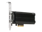 Icy Dock MB987M2P-B Pcie M.2 Black Silver Passive Ce Rohs MB987M2P-1B. Fixed Price $54.65.