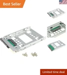 2.5" Ssd To 3.5" Sata Hard Disk Drive Hdd Adapter Caddy Tray Cage Hot Swap Plug. Fixed Price $16.10.