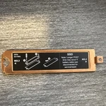 Dell M.2 Ssd Copper Metal Caddy Mounting Bracket Heatsink For 0CTWN. Fixed Price $100.00.