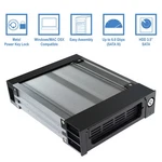 Kingwin KF-91-BK Sata Black Aluminum Mobile Rack 856149000582. Fixed Price $9.99.