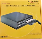 Delock 47220 5.25" Mobile Rack 4X2.5" Sata Hdd Ssd Removable Frame -unused/original Packaging-. Fixed Price $69.94.