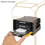Icy MB830SPB Flexidock Enclosure 5.25" Sata Black. Fixed Price $101.44.