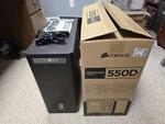 Corsair Obsidian Series 550D Mid-tower Quiet Case With 650 Watt Psu And Blu Ray. Fixed Price $300.00.