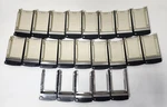 Lot Supermicro 01-SB16105-XX00C102 2.5" Caddy Tray W/17X 05-SC97335-XX00C001. Fixed Price $75.00.