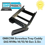 Lot Of Dell 0MKC9M 0M6NT4 Screwless Tray/caddy Sas/sata /nvme 14/15/16 G 2.5IN. Fixed Price $9.00.