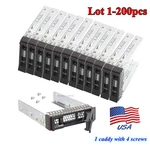 Lot 2.5" Sas Hdd Tray Caddy For Lenovo ST550 SR550 SR650 SR850 SR590 SM17A06246. Fixed Price $129.80.
