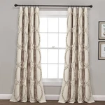1PC 54"X84" Light Filtering Avon Curtain Panel Beige - Lush D Cor. Fixed Price $12.99.