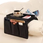Sofa Armrest Organizer With Cup Holder Tray Couch Armchair Caddy Storage Pockets. Fixed Price $13.10.