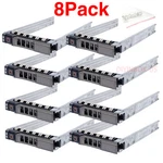 Lot Of 8 Sff 2.5" Hdd Hot-swap Caddy Tray For Dell Poweredge R710 R720 R730XD. Fixed Price $46.32.
