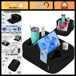 Couch Cup Holder Tray - Bed & Sofa Caddy For Drinks, Snacks, Remotes, Phones, Ta. Fixed Price $63.99.