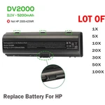 Lot DV2000 Battery For Hp Pavilion DV6000 DV6100 DV6500 DV6700 DV2500 5200MAH. Fixed Price $1470.00.