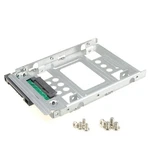 Dslrkit 2.5" Ssd To 3.5" Sata Hard Disk Drive Hdd Adapter Caddy Tray Silver. Fixed Price $13.50.