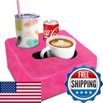Nisdoing Couch Cup Holder Pillow Tray Drinks Reach Keeptemp. Fixed Price $37.23.