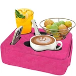 Couch Bed Cup Pillow, Nisdoing 5 Hole Holder! Keep Drinks .... Fixed Price $41.92.