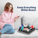 Couch Cup Holder Tray Pillow, Sofa Bed Snack Caddy Organizer For Drinks & Remote. Fixed Price $29.66.