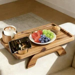 Dumos Couch Arm Tray, 1 Clip Sofa With 360 Rotating Phone. Fixed Price $52.81.